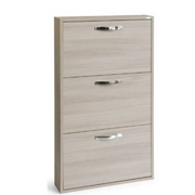 Serena shoe cabinet 3 doors elm