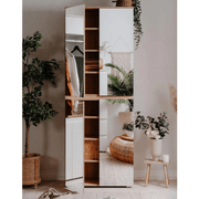 Mito40C entrance furniture with all shelves and mirrors