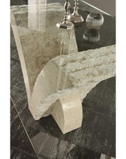 Fixed table 180 x 100 - Transparent - Papillon