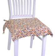 Squared bordeaux optical chair cushion cm40x40h4