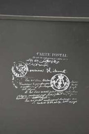 Black wall letter holder jt-2918 cm.23 x 7,5 h 29