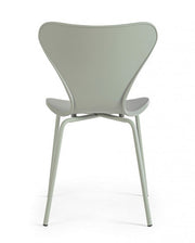 Green polypropylene dining chair TESSA 50x49,5x h82 cm