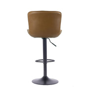 Adjustable Snas Tortora Stool with Black Base 45x55x90 cm