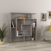 5-Shelf Bookcase, Light Mocha, 129x125x22 cm