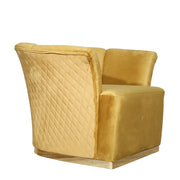 Argentario Berger mustard armchair