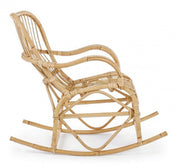 CASIMIRA Rocking Armchair in Natural Rattan 66x82x h88 cm