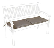 Poly180 Cushion Choco Bench 2P