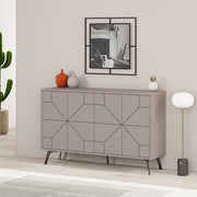 Dune sideboard 2 doors dove gray 123 cm