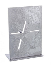 8x Metal Silver Star Stand Candle