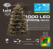 MiniCluster ø6cm 1000 LED multicolor 20,5m