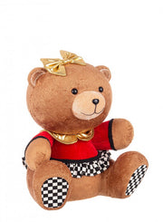 2x Sitting Red Alwyn Bear