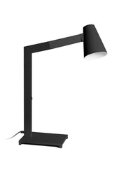 Table lamp with black metal shade 42x15x60,5h cm