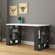 Labirent desk 140 anthracite white