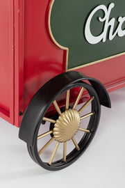 Merry Xmas Red-Green Train Car