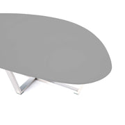 Coffee table in light gray mdf 140x80x32h cm