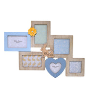 Multiple birdie wall photo frame 6p cm45,5h33