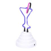 Neon martini glass light cmø10h19,5