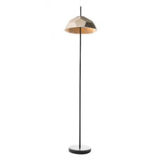 Floor lamp dove gray lampshade black base cm 34 x 160 h