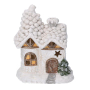 White led resin house cm17x11,5h22