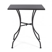 Kelsie Anthracite steel table 70x70 cm