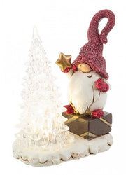 2x Wintertime Red Santa C Decoration