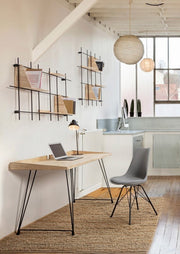 District 4-storey vintage metal shelf 105x105 cm