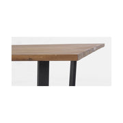 Helsinki anthracite-natural table 130x130 cm