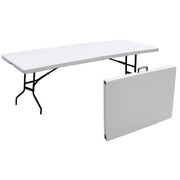 Folding plastic table 183x74x74 cm