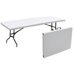 Folding plastic table 183x74x74 cm