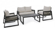 Captiva anthracite garden lounge set