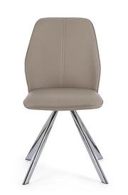 4x Maxwell Pu Taupe Chair