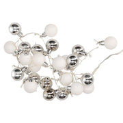 White sphere wire light 48 warm white led fixed power supply cm ø4x120