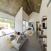 Ivory Lines carpet 140x200 in cotton