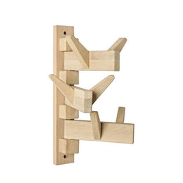 Wooden hanger with 6 Daiki hooks