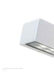 Aluminum Cast Wall Sconce with White Transparent Glass Diffuser