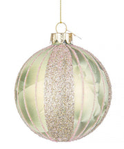 12x Green Crystal Sphere Vase D80