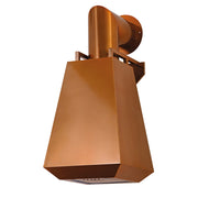 DIAMOND extractor hood in antique copper stainless steel 50 cm