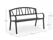 Bench Janelle Anthracite -