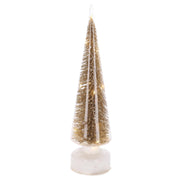 Gold glass led tree cm ø10h35
