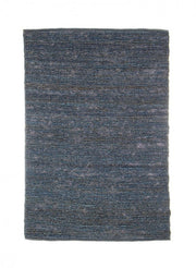 Classic blue jute carpet ZANZIBAR 140x200 cm