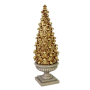 Gold resin tree cm18x18h52,7