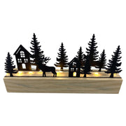 Black led metal tree cm20x4h11