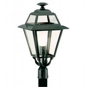 Outdoor Aluminum Die-Cast Lamp with Transparent Glass Diffusers - Graphite