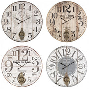 4x Arizona Wall Clock C-Pendulum Ass4