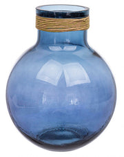 Vase Vt Rotang Blue Cobalt H34.5