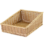 Rectangular wicker display basket cm35x45h12-21