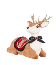 Red Sitting Reindeer Alwyn 31x32H