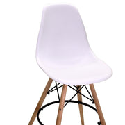 White wood resin bar stool cm54x54h108