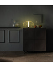 Mizar STS gold metal LED table lamp