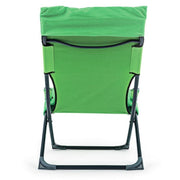 Relax folding deckchair with padding SFOD Green 60x90xh86 cm